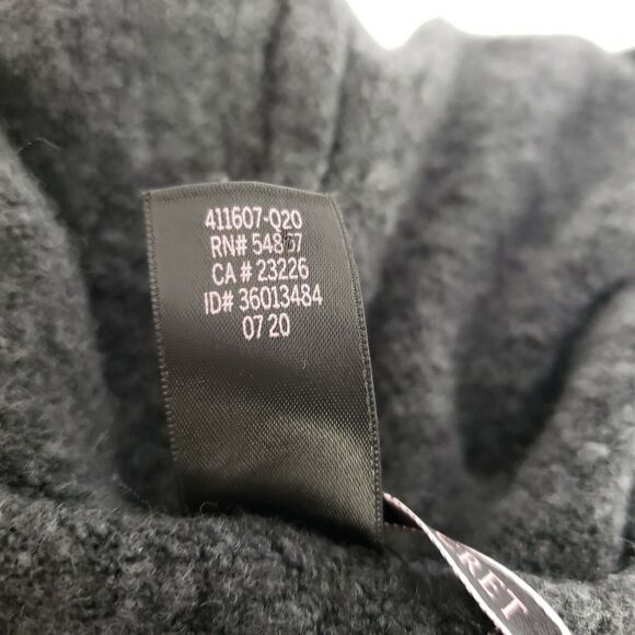 Victoria's Secret Womens Sweater Size Small Pullover Drawstring Hoodie Charcoal - Picture 8 of 9